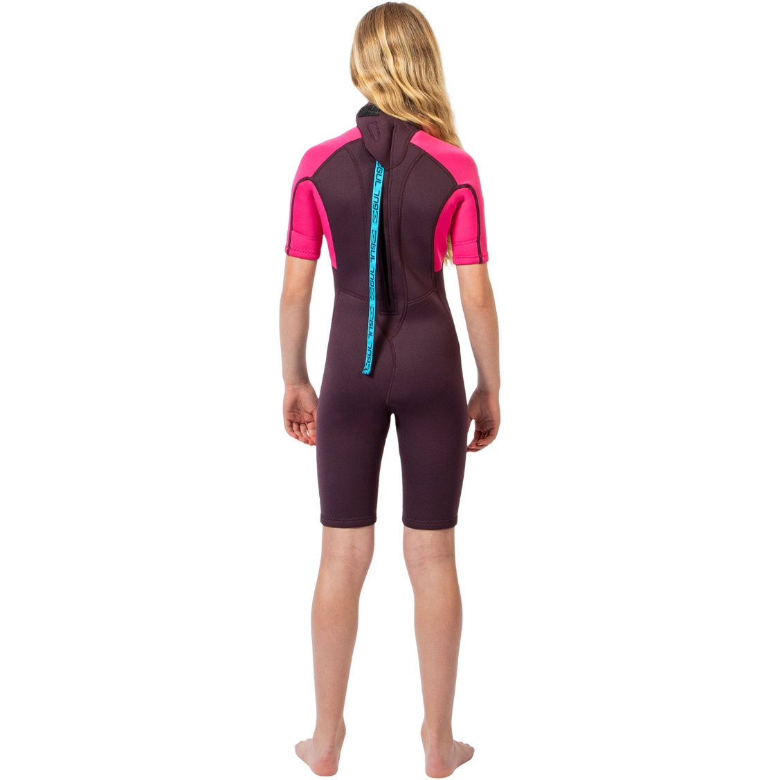 2026 Gul Bambino G-Force Natur 3/2mm Back Zip Shorty Muta GF3307-PUPI - Purple / Pink